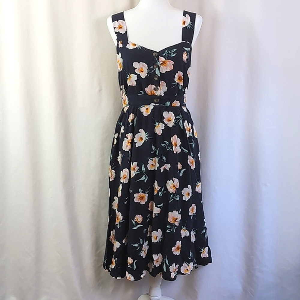 Reformation Lanai Must Be Dreaming Floral Midi Dress - Picture 2 of 12